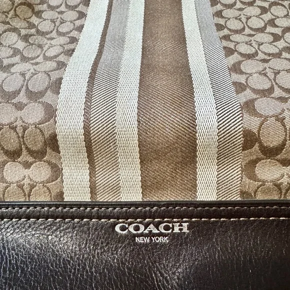 Coach Legacy Duffle Bucket Shoulder Bag, Brown - Picture 7 of 16